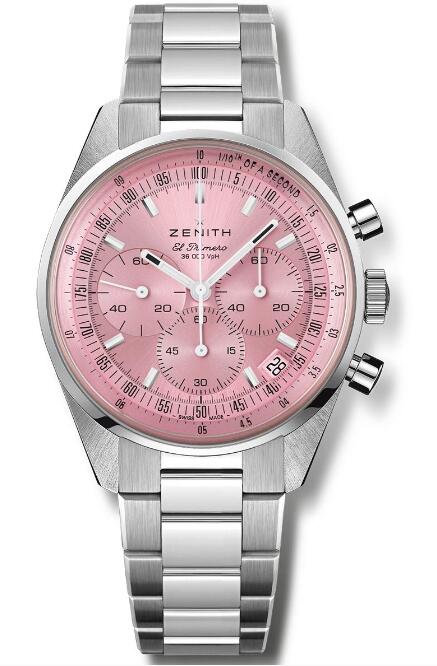 Review Zenith Chronomaster Original Pink Replica Watch 03.3202.3600/33.M3200 - Click Image to Close